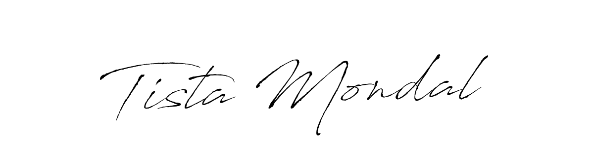 Design your own signature with our free online signature maker. With this signature software, you can create a handwritten (Antro_Vectra) signature for name Tista Mondal. Tista Mondal signature style 6 images and pictures png
