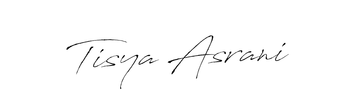 Use a signature maker to create a handwritten signature online. With this signature software, you can design (Antro_Vectra) your own signature for name Tisya Asrani. Tisya Asrani signature style 6 images and pictures png