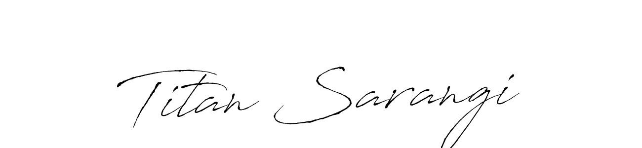 It looks lik you need a new signature style for name Titan Sarangi. Design unique handwritten (Antro_Vectra) signature with our free signature maker in just a few clicks. Titan Sarangi signature style 6 images and pictures png