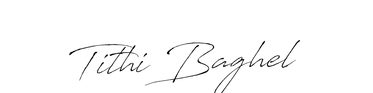 Also we have Tithi Baghel name is the best signature style. Create professional handwritten signature collection using Antro_Vectra autograph style. Tithi Baghel signature style 6 images and pictures png