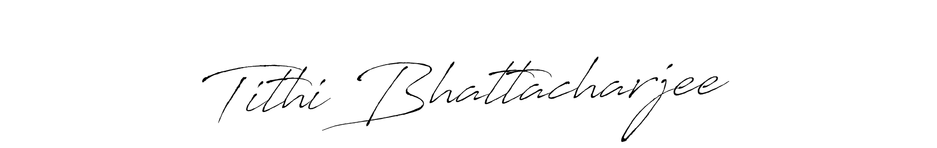 Also we have Tithi Bhattacharjee name is the best signature style. Create professional handwritten signature collection using Antro_Vectra autograph style. Tithi Bhattacharjee signature style 6 images and pictures png