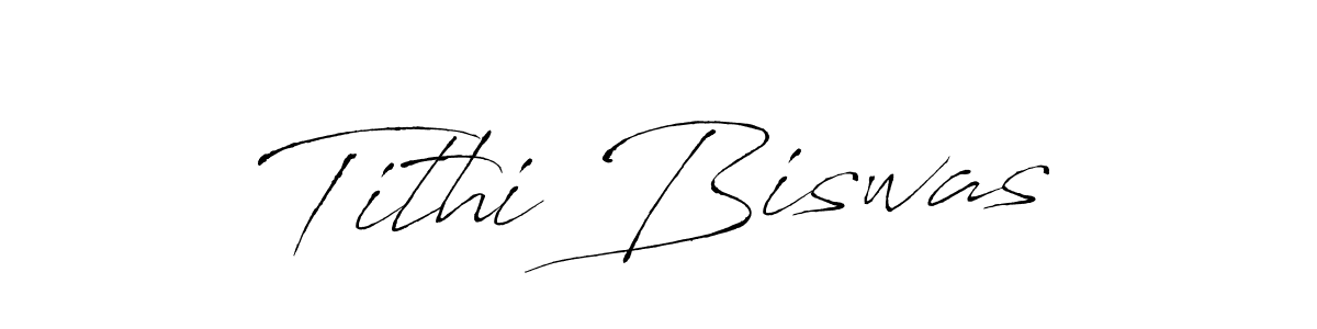 Design your own signature with our free online signature maker. With this signature software, you can create a handwritten (Antro_Vectra) signature for name Tithi Biswas. Tithi Biswas signature style 6 images and pictures png
