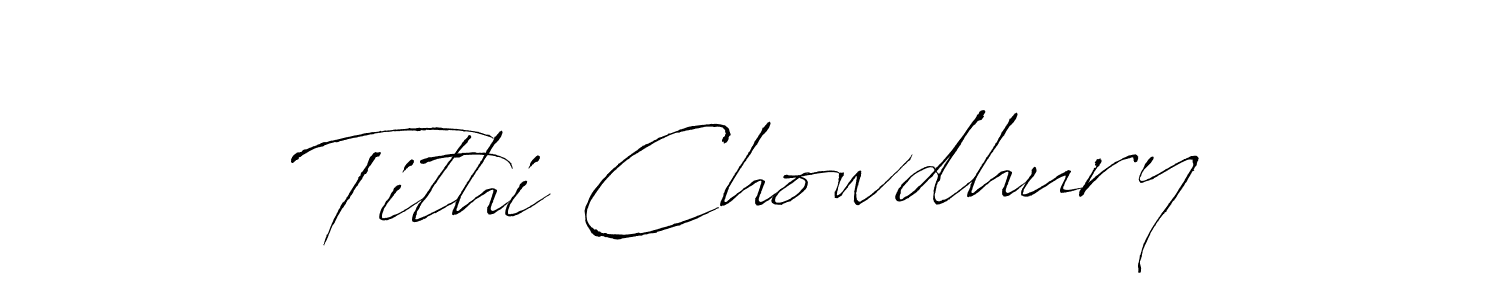 You should practise on your own different ways (Antro_Vectra) to write your name (Tithi Chowdhury) in signature. don't let someone else do it for you. Tithi Chowdhury signature style 6 images and pictures png