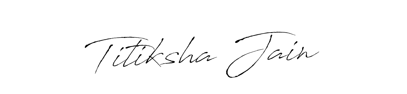 Similarly Antro_Vectra is the best handwritten signature design. Signature creator online .You can use it as an online autograph creator for name Titiksha Jain. Titiksha Jain signature style 6 images and pictures png