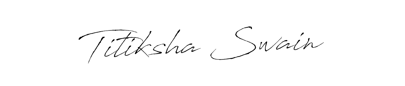 This is the best signature style for the Titiksha Swain name. Also you like these signature font (Antro_Vectra). Mix name signature. Titiksha Swain signature style 6 images and pictures png