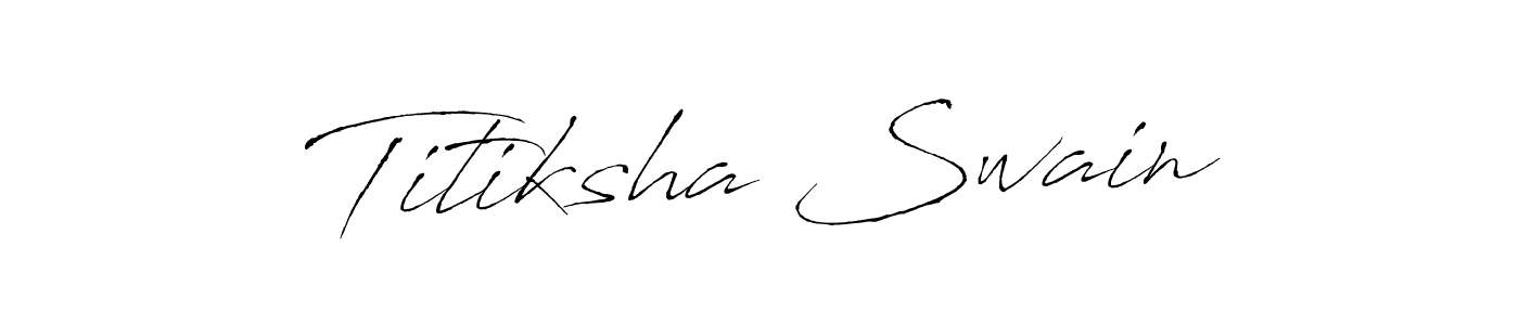 How to Draw Titiksha Swain signature style? Antro_Vectra is a latest design signature styles for name Titiksha Swain. Titiksha Swain signature style 6 images and pictures png