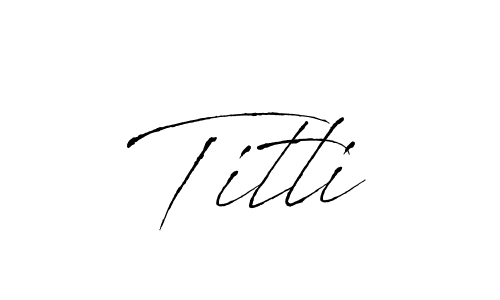 Create a beautiful signature design for name Titli. With this signature (Antro_Vectra) fonts, you can make a handwritten signature for free. Titli signature style 6 images and pictures png