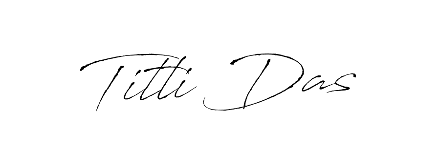 How to make Titli Das name signature. Use Antro_Vectra style for creating short signs online. This is the latest handwritten sign. Titli Das signature style 6 images and pictures png