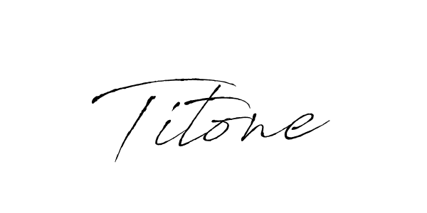 How to make Titone name signature. Use Antro_Vectra style for creating short signs online. This is the latest handwritten sign. Titone signature style 6 images and pictures png