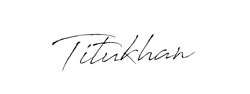 Antro_Vectra is a professional signature style that is perfect for those who want to add a touch of class to their signature. It is also a great choice for those who want to make their signature more unique. Get Titukhan name to fancy signature for free. Titukhan signature style 6 images and pictures png