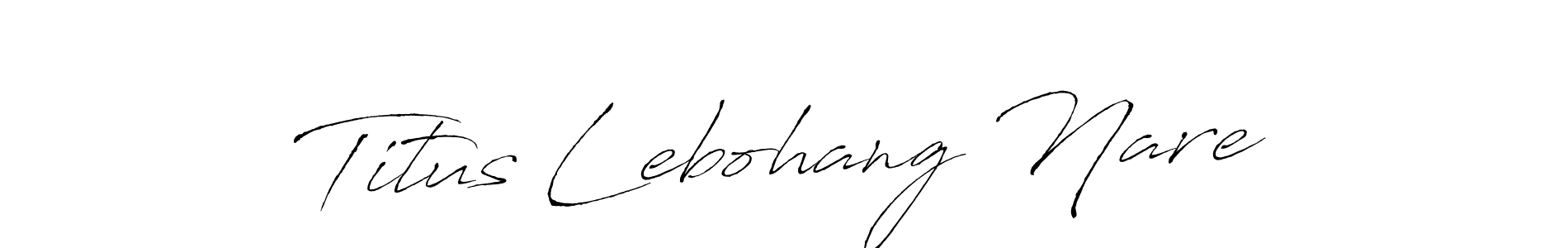 How to Draw Titus Lebohang Nare signature style? Antro_Vectra is a latest design signature styles for name Titus Lebohang Nare. Titus Lebohang Nare signature style 6 images and pictures png