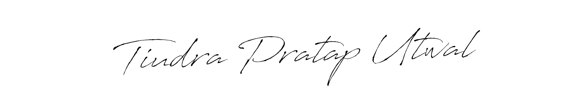 How to Draw Tiudra Pratap Utwal signature style? Antro_Vectra is a latest design signature styles for name Tiudra Pratap Utwal. Tiudra Pratap Utwal signature style 6 images and pictures png
