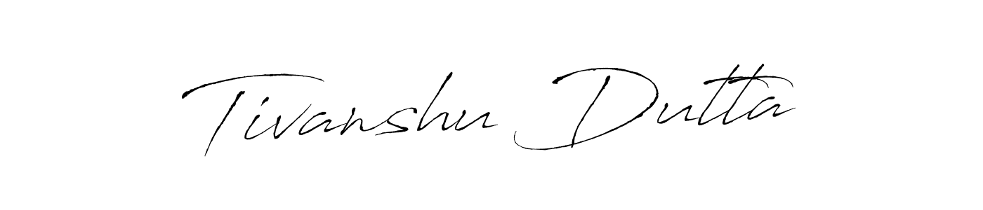 How to make Tivanshu Dutta signature? Antro_Vectra is a professional autograph style. Create handwritten signature for Tivanshu Dutta name. Tivanshu Dutta signature style 6 images and pictures png