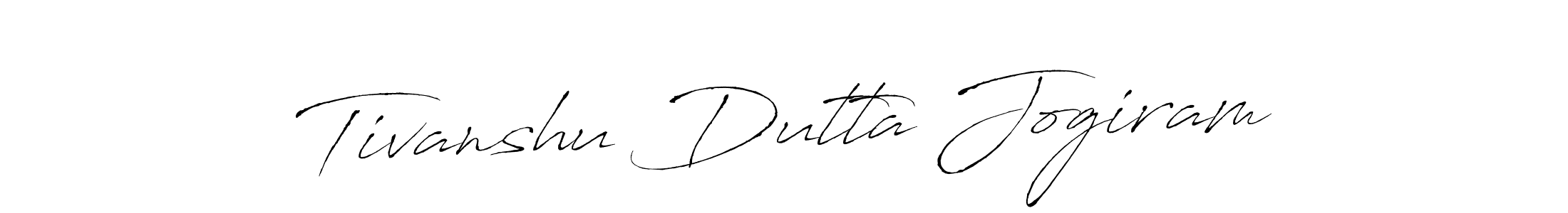 Make a beautiful signature design for name Tivanshu Dutta Jogiram. Use this online signature maker to create a handwritten signature for free. Tivanshu Dutta Jogiram signature style 6 images and pictures png