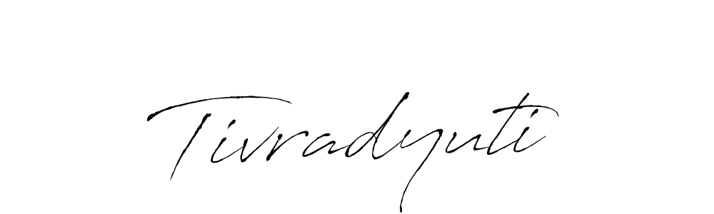 How to make Tivradyuti signature? Antro_Vectra is a professional autograph style. Create handwritten signature for Tivradyuti name. Tivradyuti signature style 6 images and pictures png