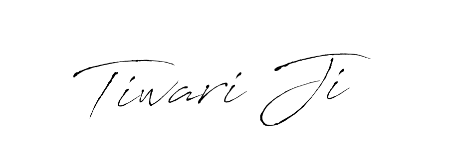 Antro_Vectra is a professional signature style that is perfect for those who want to add a touch of class to their signature. It is also a great choice for those who want to make their signature more unique. Get Tiwari Ji name to fancy signature for free. Tiwari Ji signature style 6 images and pictures png