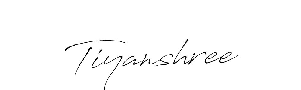 Use a signature maker to create a handwritten signature online. With this signature software, you can design (Antro_Vectra) your own signature for name Tiyanshree. Tiyanshree signature style 6 images and pictures png