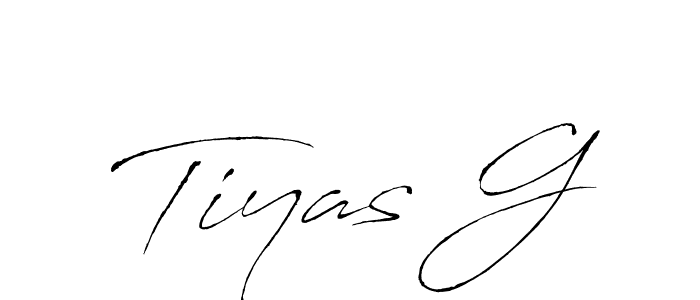 It looks lik you need a new signature style for name Tiyas G. Design unique handwritten (Antro_Vectra) signature with our free signature maker in just a few clicks. Tiyas G signature style 6 images and pictures png