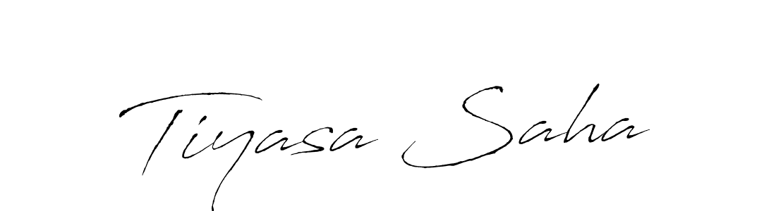 How to make Tiyasa Saha name signature. Use Antro_Vectra style for creating short signs online. This is the latest handwritten sign. Tiyasa Saha signature style 6 images and pictures png