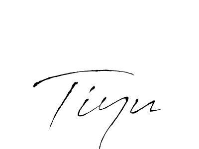 Design your own signature with our free online signature maker. With this signature software, you can create a handwritten (Antro_Vectra) signature for name Tiyu. Tiyu signature style 6 images and pictures png