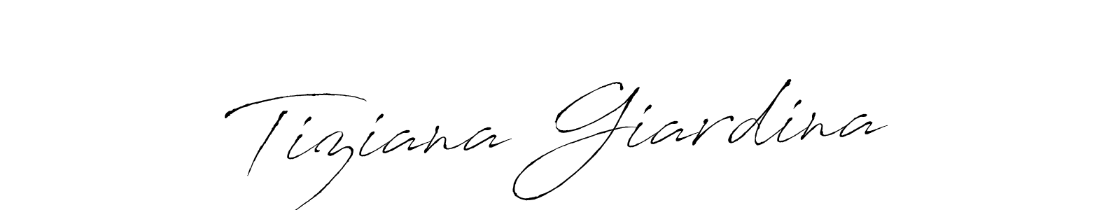 You should practise on your own different ways (Antro_Vectra) to write your name (Tiziana Giardina) in signature. don't let someone else do it for you. Tiziana Giardina signature style 6 images and pictures png