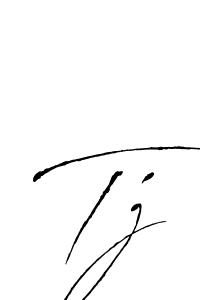 How to Draw Tj signature style? Antro_Vectra is a latest design signature styles for name Tj. Tj signature style 6 images and pictures png