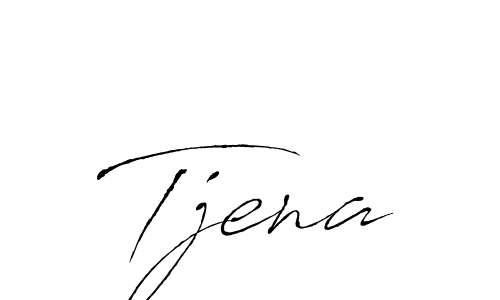 Use a signature maker to create a handwritten signature online. With this signature software, you can design (Antro_Vectra) your own signature for name Tjena. Tjena signature style 6 images and pictures png