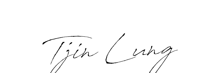 Also we have Tjin Lung name is the best signature style. Create professional handwritten signature collection using Antro_Vectra autograph style. Tjin Lung signature style 6 images and pictures png