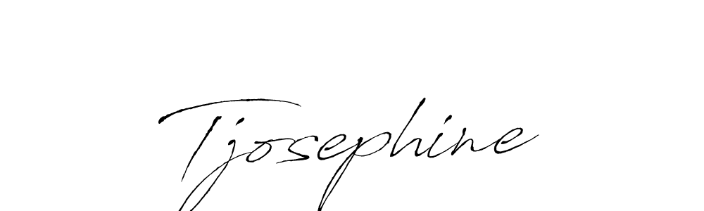Tjosephine stylish signature style. Best Handwritten Sign (Antro_Vectra) for my name. Handwritten Signature Collection Ideas for my name Tjosephine. Tjosephine signature style 6 images and pictures png