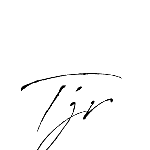 Make a beautiful signature design for name Tjr. With this signature (Antro_Vectra) style, you can create a handwritten signature for free. Tjr signature style 6 images and pictures png