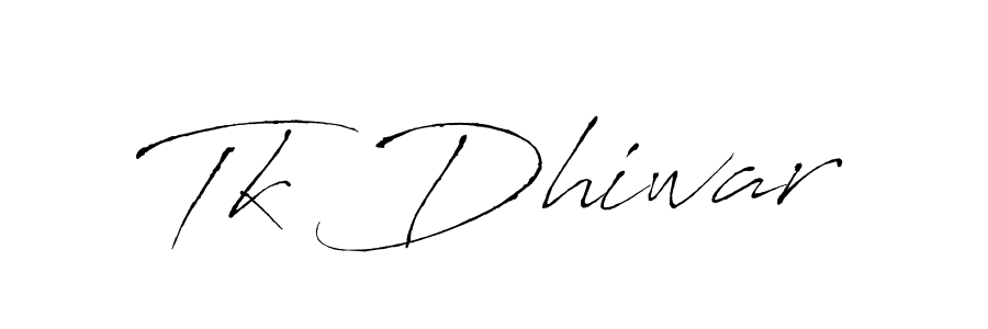 Once you've used our free online signature maker to create your best signature Antro_Vectra style, it's time to enjoy all of the benefits that Tk Dhiwar name signing documents. Tk Dhiwar signature style 6 images and pictures png