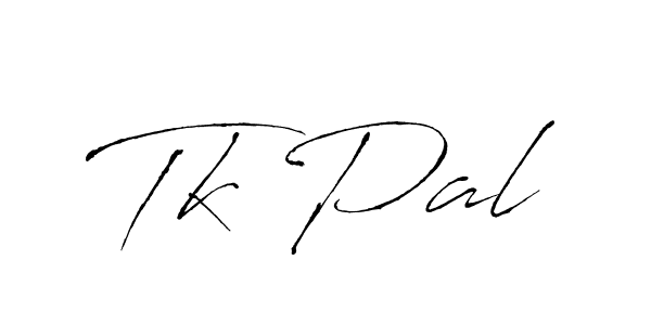 Make a beautiful signature design for name Tk Pal. With this signature (Antro_Vectra) style, you can create a handwritten signature for free. Tk Pal signature style 6 images and pictures png