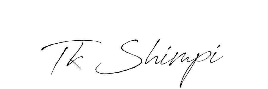 How to Draw Tk Shimpi signature style? Antro_Vectra is a latest design signature styles for name Tk Shimpi. Tk Shimpi signature style 6 images and pictures png