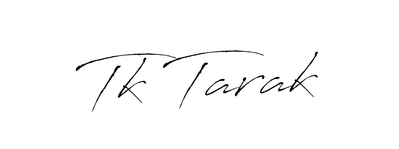 Use a signature maker to create a handwritten signature online. With this signature software, you can design (Antro_Vectra) your own signature for name Tk Tarak. Tk Tarak signature style 6 images and pictures png