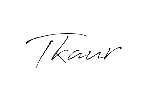 How to make Tkaur signature? Antro_Vectra is a professional autograph style. Create handwritten signature for Tkaur name. Tkaur signature style 6 images and pictures png