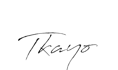 if you are searching for the best signature style for your name Tkayo. so please give up your signature search. here we have designed multiple signature styles  using Antro_Vectra. Tkayo signature style 6 images and pictures png