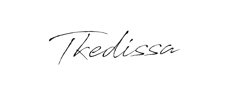 Tkedissa stylish signature style. Best Handwritten Sign (Antro_Vectra) for my name. Handwritten Signature Collection Ideas for my name Tkedissa. Tkedissa signature style 6 images and pictures png