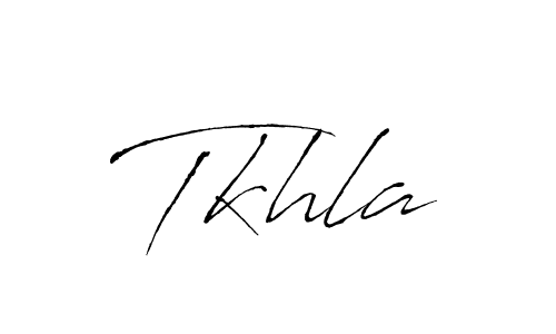 Design your own signature with our free online signature maker. With this signature software, you can create a handwritten (Antro_Vectra) signature for name Tkhla. Tkhla signature style 6 images and pictures png