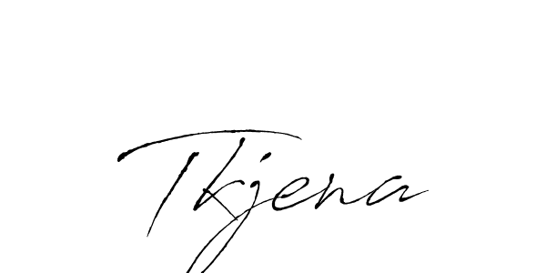 Tkjena stylish signature style. Best Handwritten Sign (Antro_Vectra) for my name. Handwritten Signature Collection Ideas for my name Tkjena. Tkjena signature style 6 images and pictures png