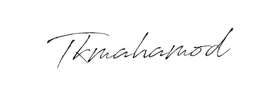 Use a signature maker to create a handwritten signature online. With this signature software, you can design (Antro_Vectra) your own signature for name Tkmahamod. Tkmahamod signature style 6 images and pictures png