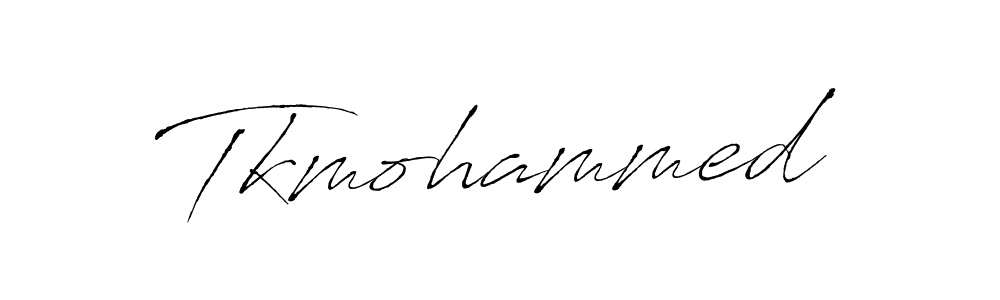 How to make Tkmohammed signature? Antro_Vectra is a professional autograph style. Create handwritten signature for Tkmohammed name. Tkmohammed signature style 6 images and pictures png