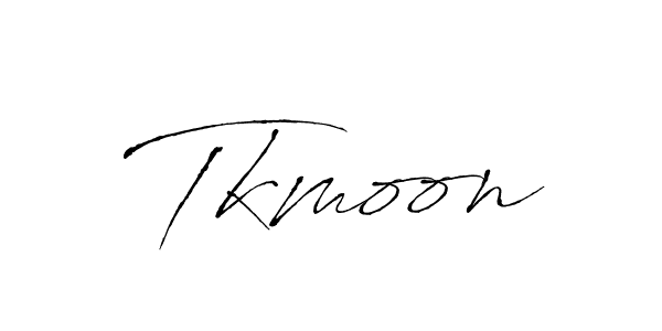 Use a signature maker to create a handwritten signature online. With this signature software, you can design (Antro_Vectra) your own signature for name Tkmoon. Tkmoon signature style 6 images and pictures png