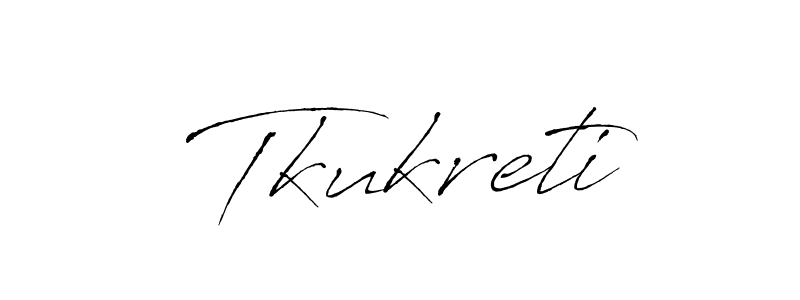You should practise on your own different ways (Antro_Vectra) to write your name (Tkukreti) in signature. don't let someone else do it for you. Tkukreti signature style 6 images and pictures png