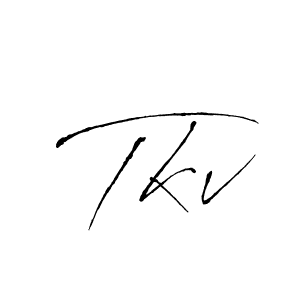 Make a beautiful signature design for name Tkv. With this signature (Antro_Vectra) style, you can create a handwritten signature for free. Tkv signature style 6 images and pictures png