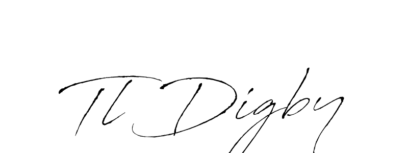 Create a beautiful signature design for name Tl Digby. With this signature (Antro_Vectra) fonts, you can make a handwritten signature for free. Tl Digby signature style 6 images and pictures png