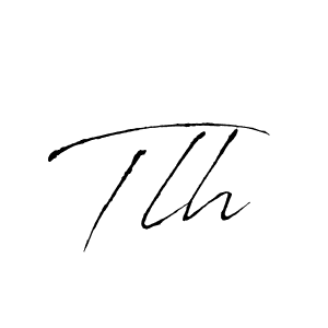 Create a beautiful signature design for name Tlh. With this signature (Antro_Vectra) fonts, you can make a handwritten signature for free. Tlh signature style 6 images and pictures png