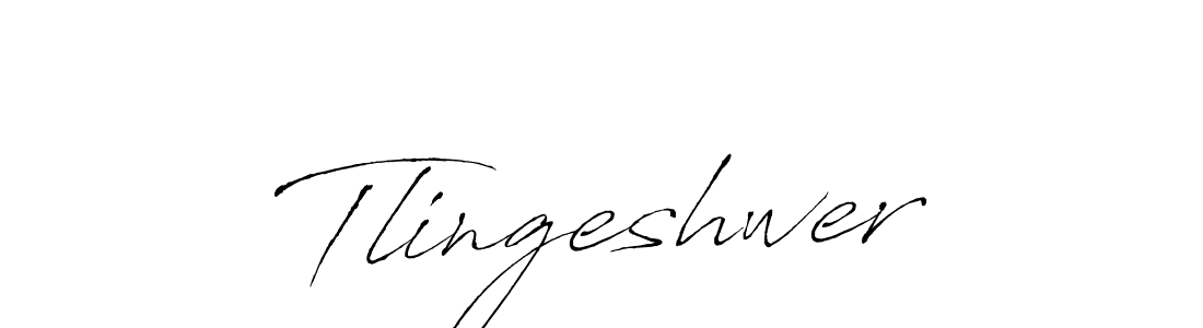 Create a beautiful signature design for name Tlingeshwer. With this signature (Antro_Vectra) fonts, you can make a handwritten signature for free. Tlingeshwer signature style 6 images and pictures png