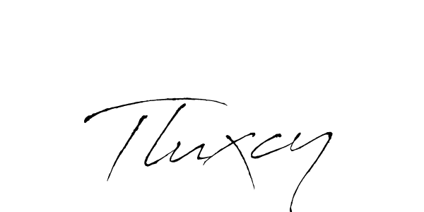 How to make Tluxcy name signature. Use Antro_Vectra style for creating short signs online. This is the latest handwritten sign. Tluxcy signature style 6 images and pictures png