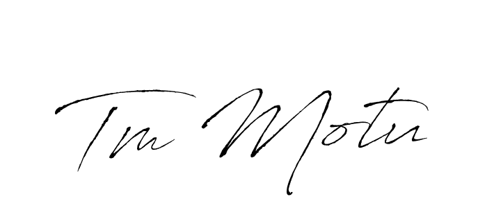 Similarly Antro_Vectra is the best handwritten signature design. Signature creator online .You can use it as an online autograph creator for name Tm Motu. Tm Motu signature style 6 images and pictures png