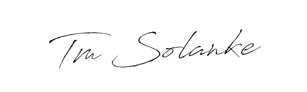 Also You can easily find your signature by using the search form. We will create Tm Solanke name handwritten signature images for you free of cost using Antro_Vectra sign style. Tm Solanke signature style 6 images and pictures png